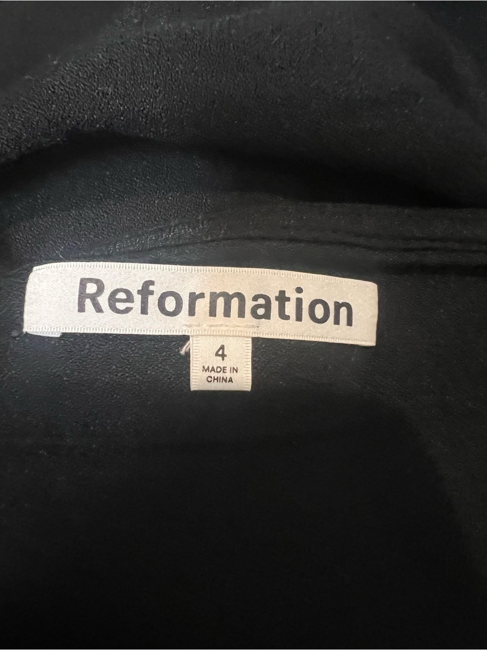 Reformation Margot Skirt Size 4 Black - Picture 5 of 7